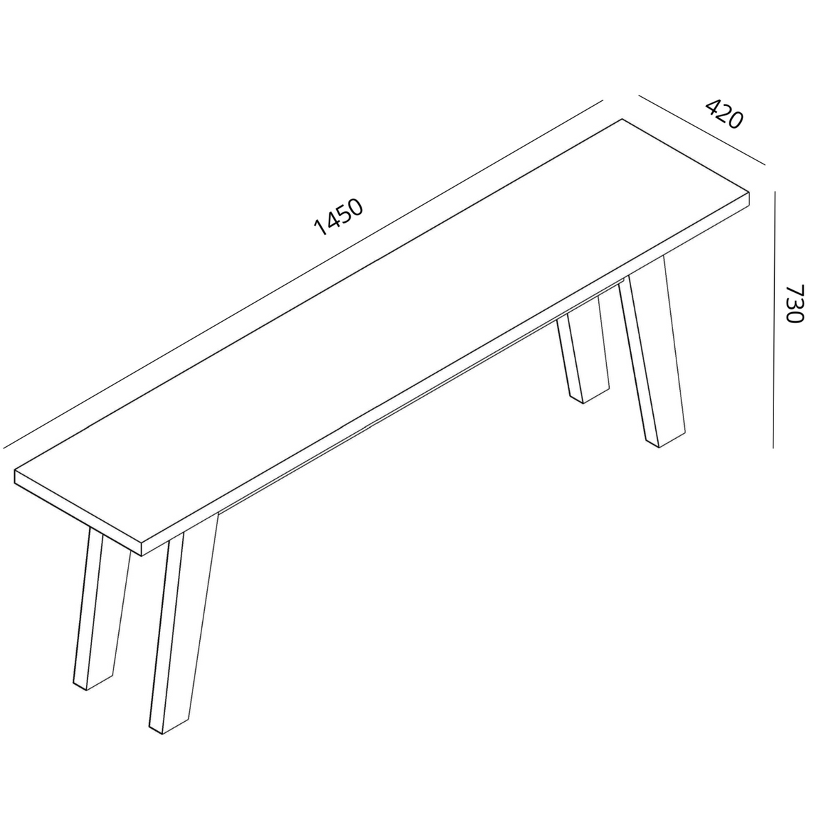 Stanton Marri Hardwood Hall Table Warehouse Furniture Clearance