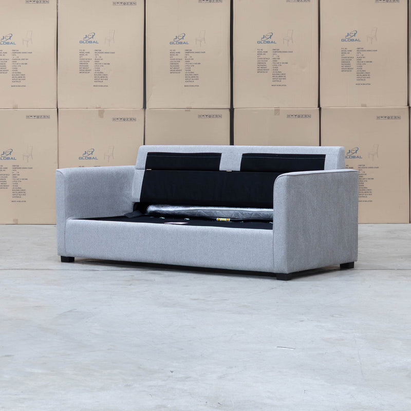 The Sterling 2.5 Seat Sofa with Sofa Bed - Slate available to purchase from Warehouse Furniture Clearance at our next sale event.