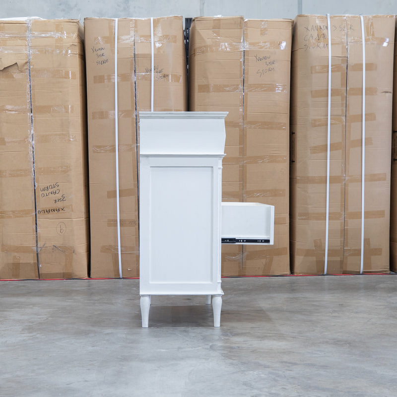 Bruges Antique White Four Drawer Tallboy