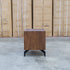 Perth 2 Drawer Bedside - Weathered Brown