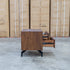 Perth 2 Drawer Bedside - Weathered Brown