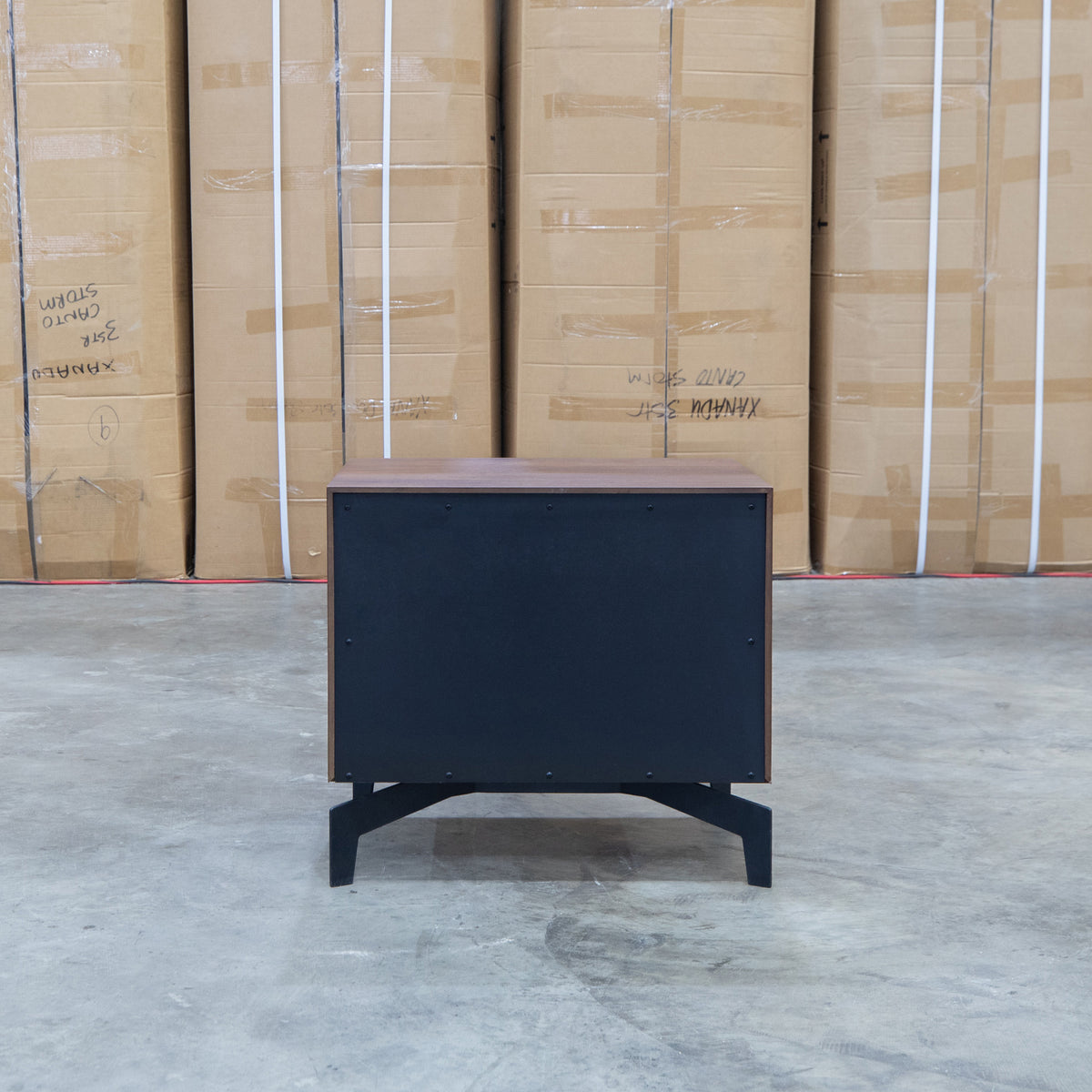 The Perth 2 Drawer Bedside - Weathered Brown available to purchase from Warehouse Furniture Clearance at our next sale event.