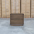 Southport Two Drawer Australian Messmate Hardwood Bedside - Smoke