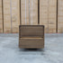 Southport Two Drawer Australian Messmate Hardwood Bedside - Smoke