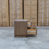 Southport Two Drawer Australian Messmate Hardwood Bedside - Smoke