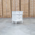 Bruges Three Drawer Antique White Bedside