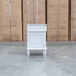 Bruges Three Drawer Antique White Bedside