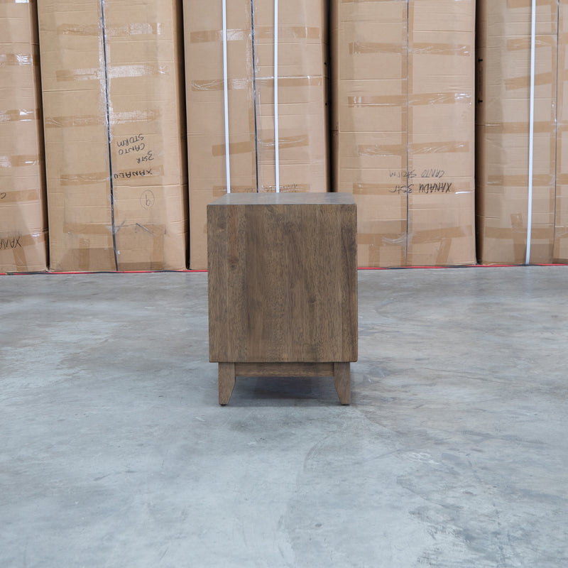 Benton 1 Drawer/ 1 Shelf Bedside - Walnut