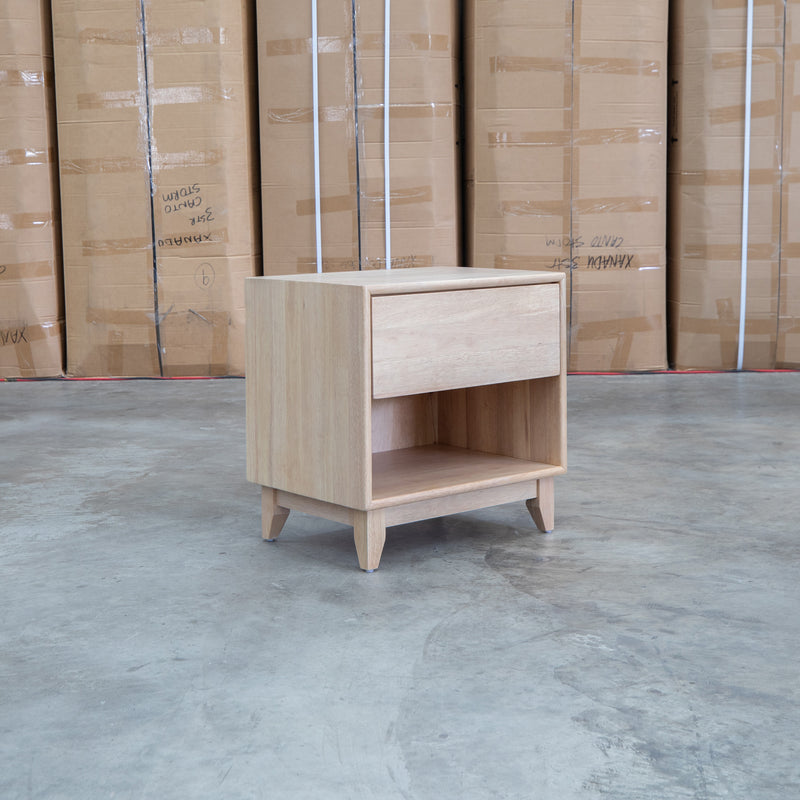 Benton 1 Drawer/ 1 Shelf Bedside - Natural