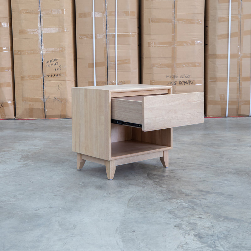 Benton 1 Drawer/ 1 Shelf Bedside - Natural