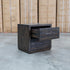 Mendes 2 Drawer Bedside - Meadow Black