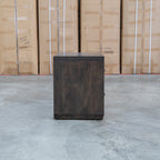 The Mendes 2 Drawer Bedside - Meadow Black available to purchase from Warehouse Furniture Clearance at our next sale event.