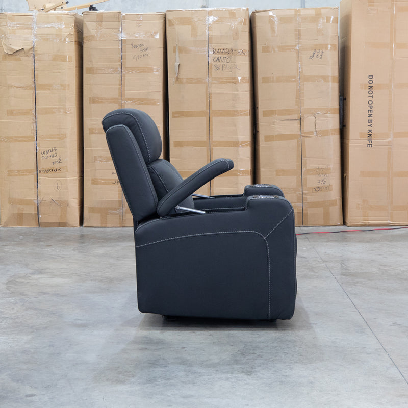 The Stratton Triple Motor Electric Recliner with Air Massager - Jet