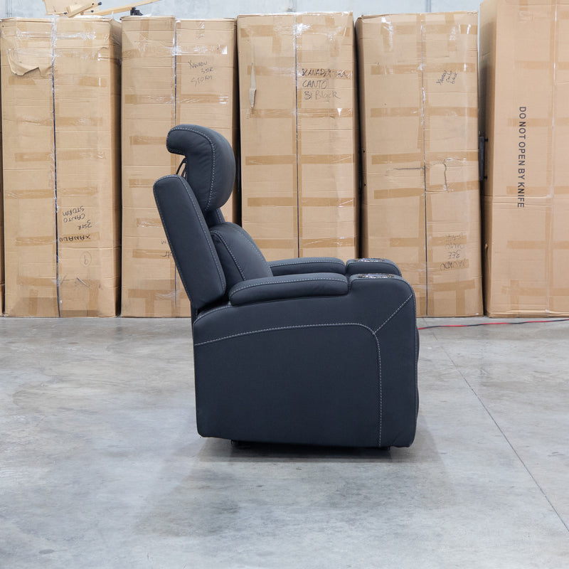 The Stratton Triple Motor Electric Recliner with Air Massager - Jet