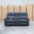 The Stratton Two Seat Triple Motor Recliner Lounge with Air Massager - Jet