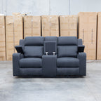 The Stratton Two Seat Triple Motor Recliner Lounge with Air Massager - Jet available to purchase from Warehouse Furniture Clearance at our next sale event.
