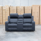 The Stratton Two Seat Triple Motor Recliner Lounge with Air Massager - Jet available to purchase from Warehouse Furniture Clearance at our next sale event.