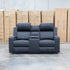 The Stratton Two Seat Triple Motor Recliner Lounge with Air Massager - Jet