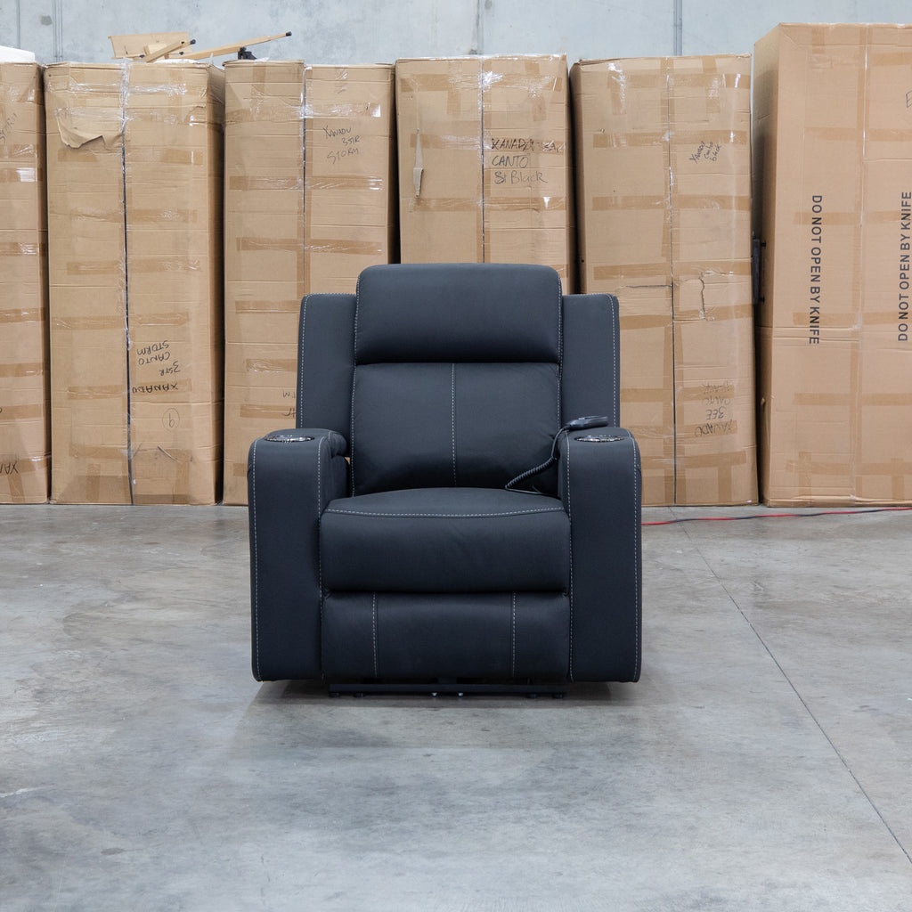 The Stratton Triple Motor Electric Recliner with Air Massager - Jet available to purchase from Warehouse Furniture Clearance at our next sale event.