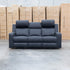 The Stratton Three Seat Triple Motor Recliner Lounge with Air Massager - Jet