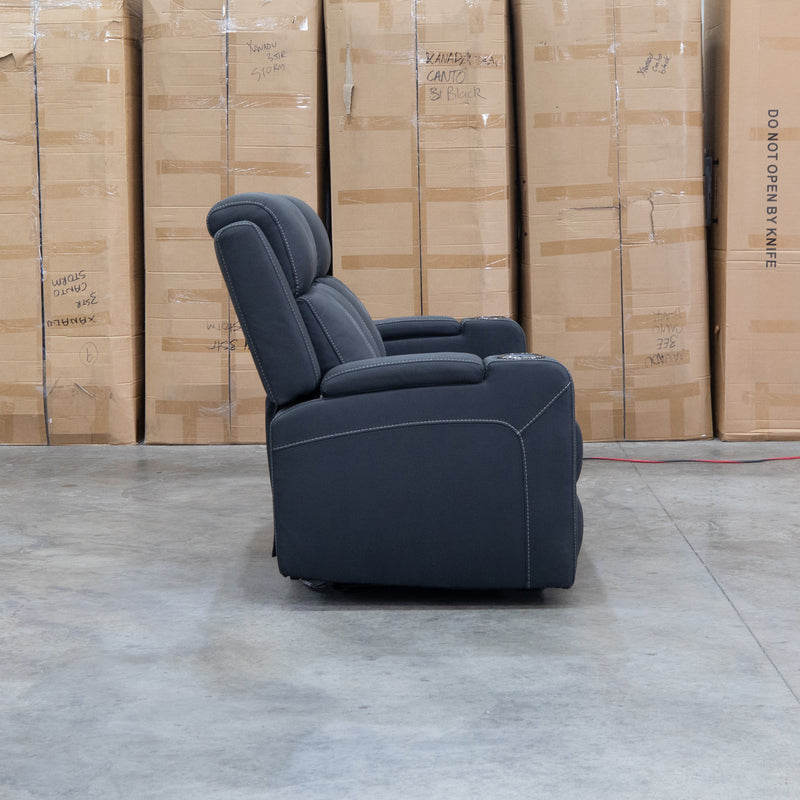 The Stratton Three Seat Triple Motor Recliner Lounge with Air Massager - Jet