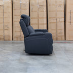 The Stratton Three Seat Triple Motor Recliner Lounge with Air Massager - Jet available to purchase from Warehouse Furniture Clearance at our next sale event.