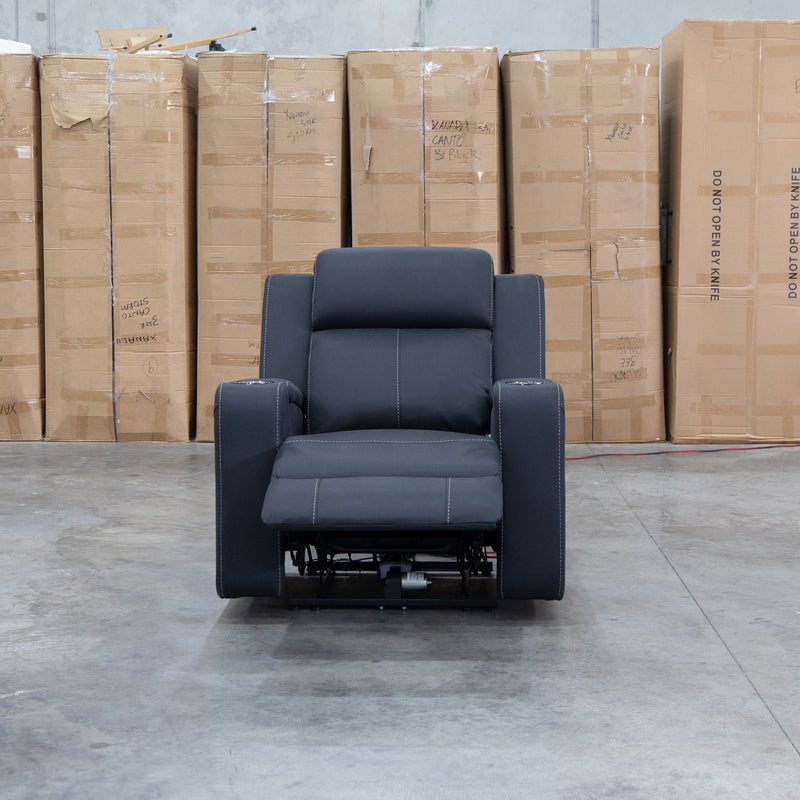 The Stratton Triple Motor Electric Recliner with Air Massager - Jet