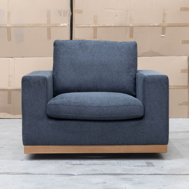 Subiaco Swivel Armchair - Charcoal