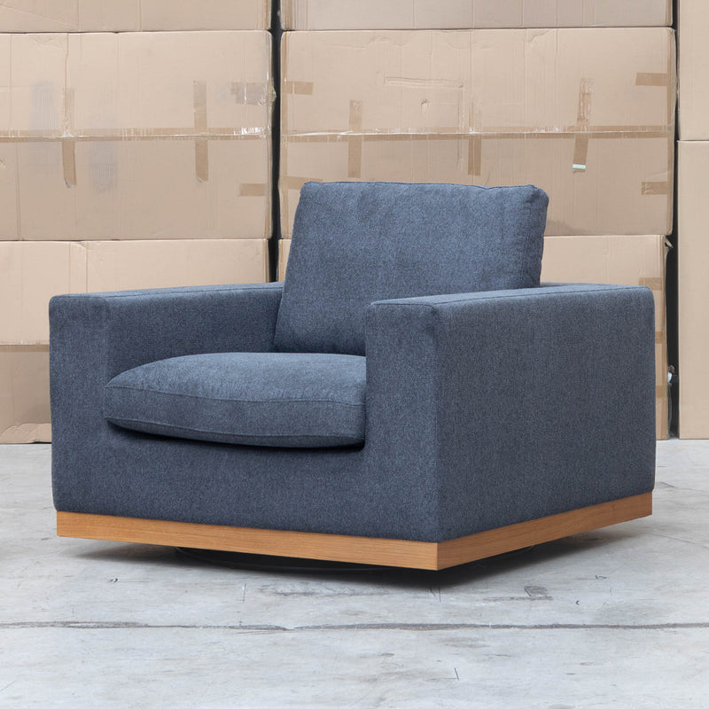 Subiaco Swivel Armchair - Charcoal