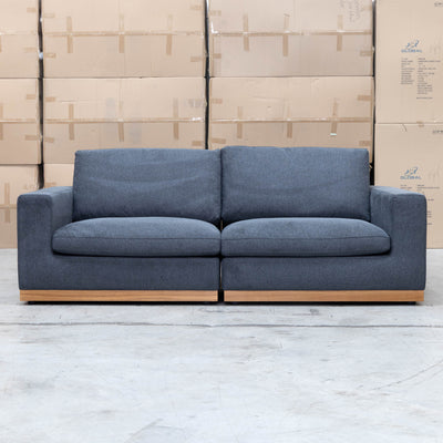 The Subiaco 2.5 Seat Sofa - Charcoal available to purchase from Warehouse Furniture Clearance at our next sale event.