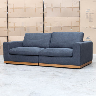 The Subiaco 2.5 Seat Sofa - Charcoal available to purchase from Warehouse Furniture Clearance at our next sale event.