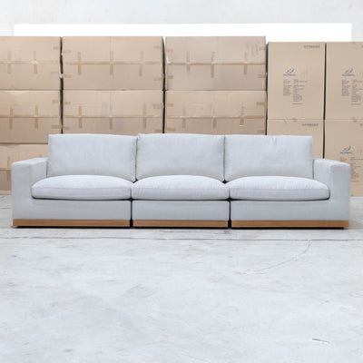The Subiaco 3.5 Seat Sofa - Oat available to purchase from Warehouse Furniture Clearance at our next sale event.