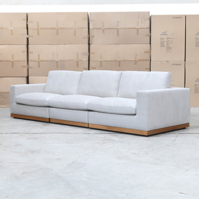 The Subiaco 3.5 Seat Sofa - Oat available to purchase from Warehouse Furniture Clearance at our next sale event.