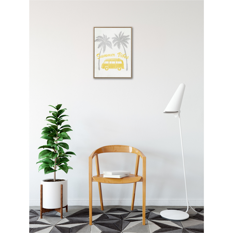 The Rayell Summer Vibes Print - Yellow - MX179  - Available Instore Only available to purchase from Warehouse Furniture Clearance at our next sale event.