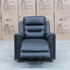 The Leon Triple Motor Electric Single Recliner - Leather Ebony