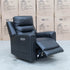The Leon Triple Motor Electric Single Recliner - Leather Ebony