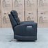 The Leon Triple Motor Electric Single Recliner - Leather Ebony