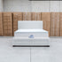 The Talia Double Fabric Storage Bed - Bone