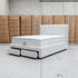 The Talia Double Fabric Storage Bed - Bone