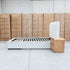 The Talia Double Fabric Storage Bed - Bone