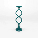 The Rayell Tangier Pillar Candle Holder - Teal - GAH63  - Available Instore Only available to purchase from Warehouse Furniture Clearance at our next sale event.