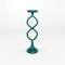 The Rayell Tangier Pillar Candle Holder - Teal - GAH63  - Available Instore Only available to purchase from Warehouse Furniture Clearance at our next sale event.