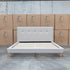 The Tara King Upholstered Bed - Oatmeal