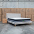 The Tara King Upholstered Bed - Oatmeal
