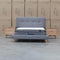 Tara Double Upholstered Bed - Grey