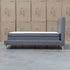 The Tara King Upholstered Bed - Grey