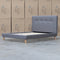 Tara Double Upholstered Bed - Grey