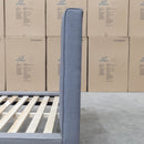 Tara Double Upholstered Bed - Grey