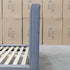 The Tara King Upholstered Bed - Grey