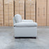 The Tayla Leather Three Seat Sofa - Light Grey